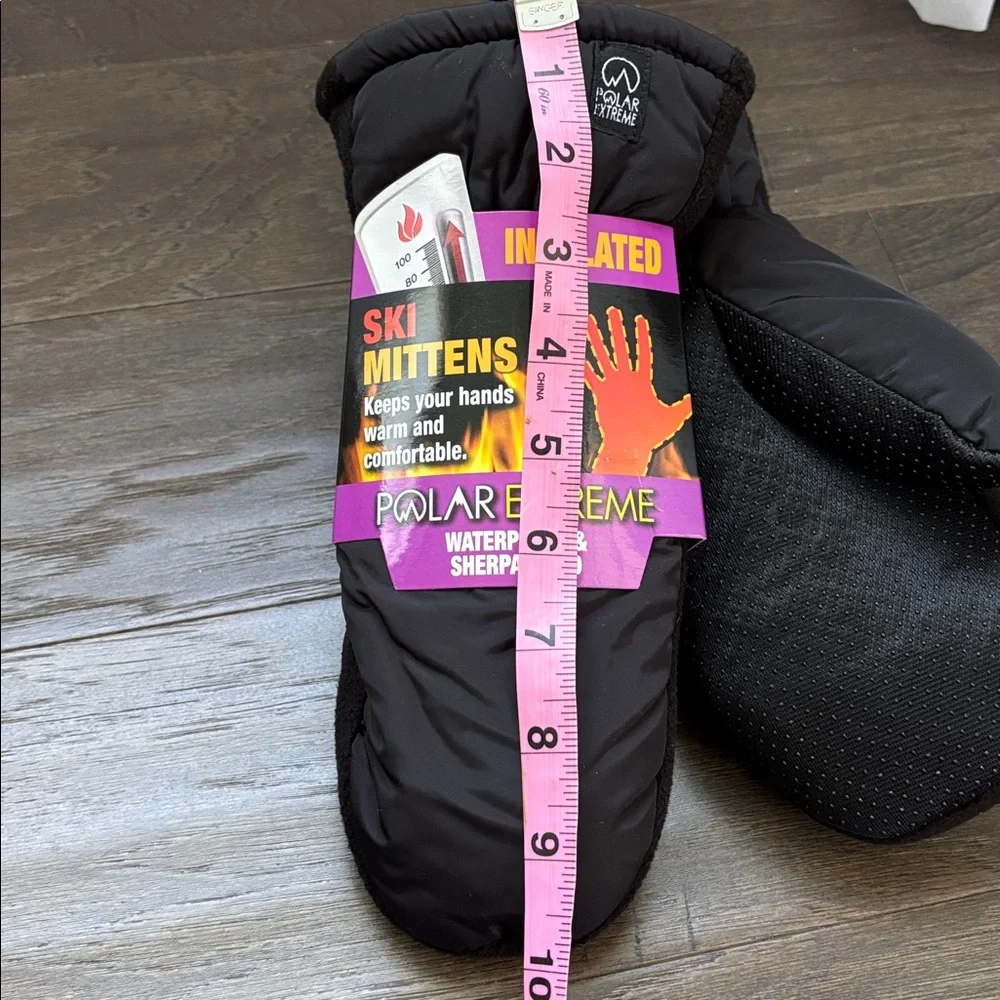 Polar Extreme Waterproof,Sherpa Lined,Insulated Winter Ski/snow thermal mittens